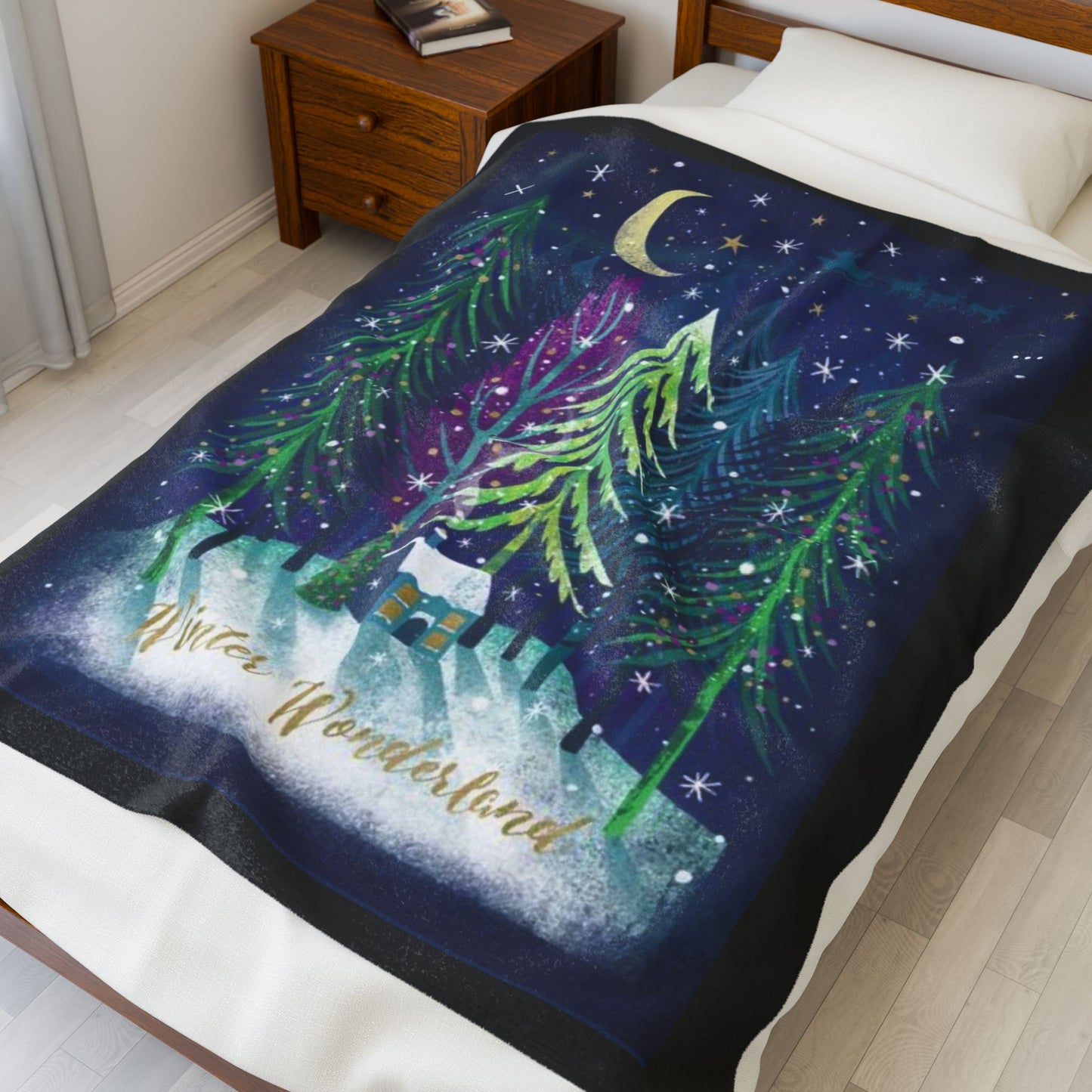 Plush Blanket - Christmas Magic Design