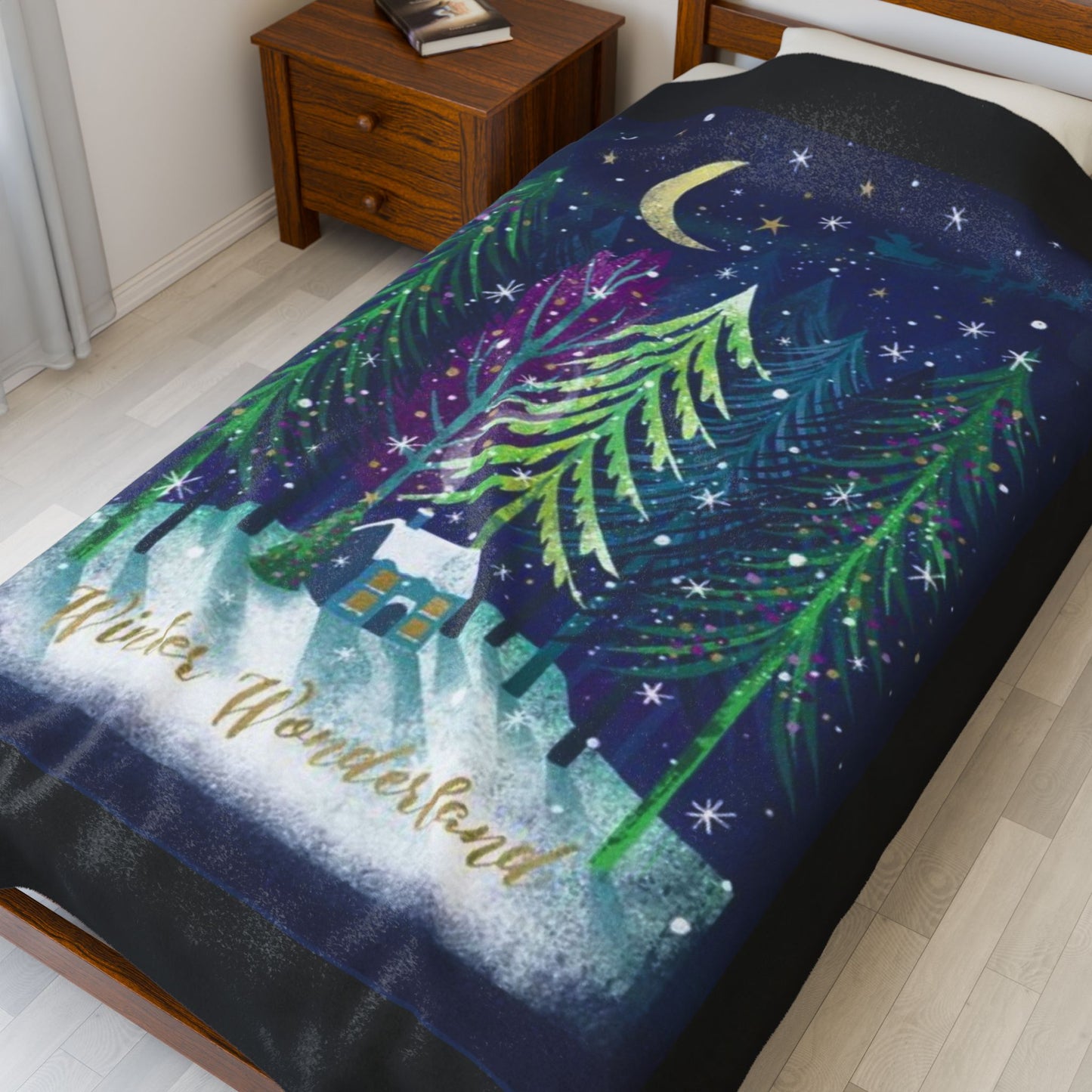 Plush Blanket - Christmas Magic Design