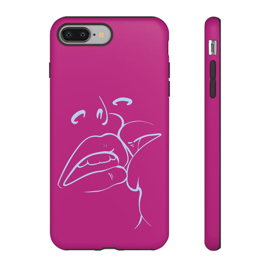 Blue kiss Phone Case