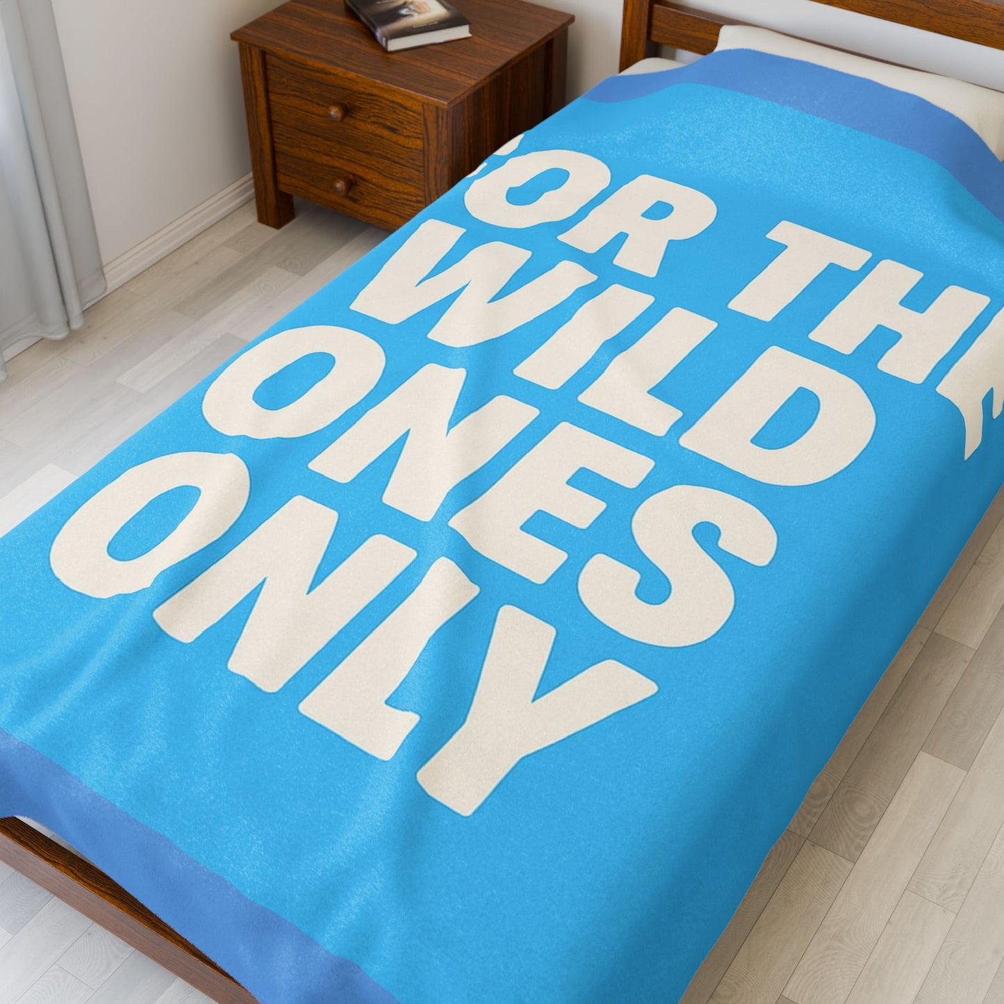 Wild Ones Plush Blanket - Cozy Throw for Kids, Soft Fleece Blanket, Perfect for Playrooms, Gifts for Dog Lovers, Bedroom Decor