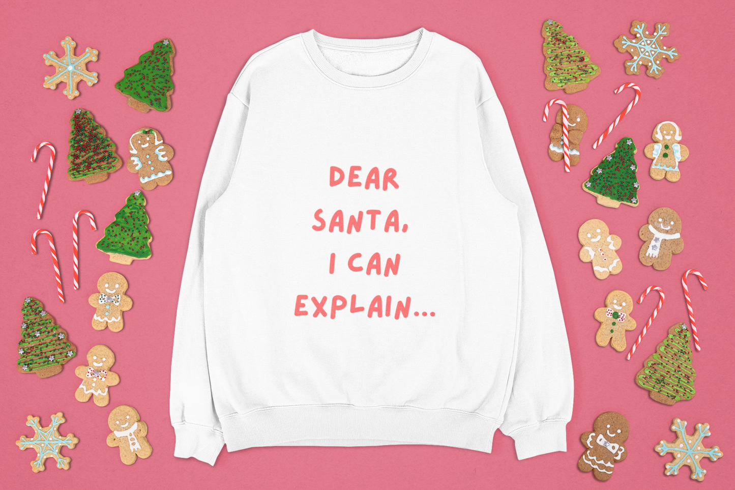 Dear Santa Unisex Sweatshirt | Holiday Gift, Funny Christmas Apparel, Cozy Crewneck, Ideal for Family Gatherings, Seasonal Humor