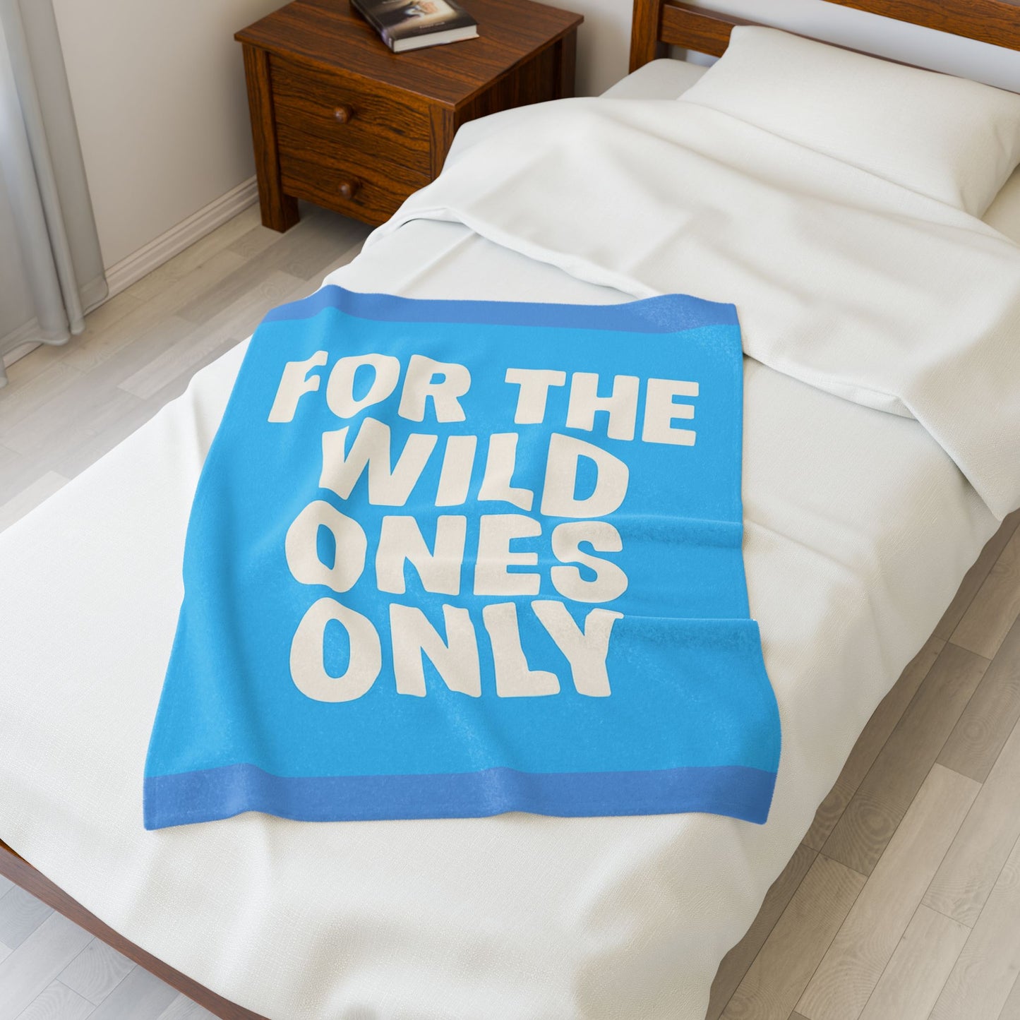 Wild Ones Plush Blanket - Cozy Throw for Kids, Soft Fleece Blanket, Perfect for Playrooms, Gifts for Dog Lovers, Bedroom Decor