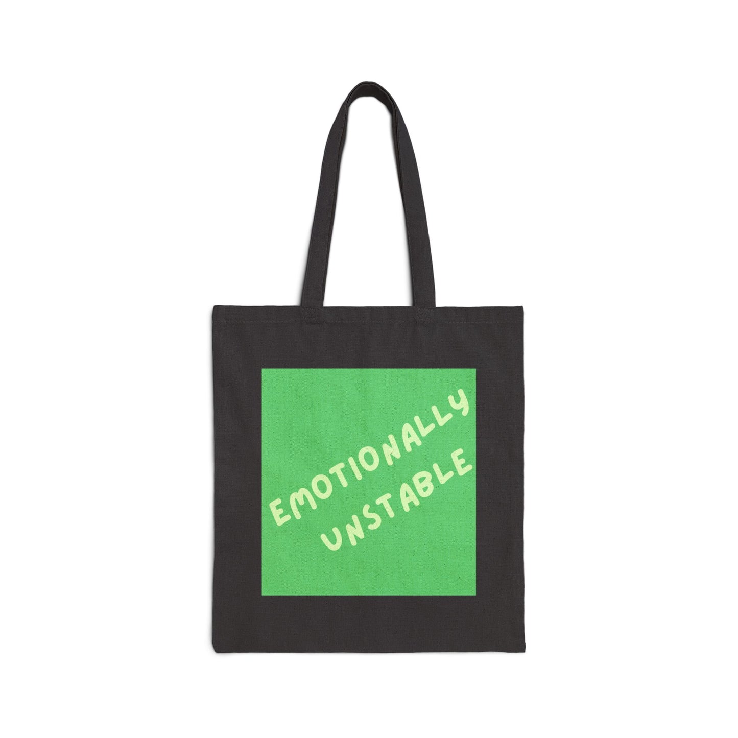 Emotionally Unstable Tote Bag, Funny Shopping Bag, Eco-Friendly Reusable Bag, Gift for Friends, Daily Use, Casual Carryall