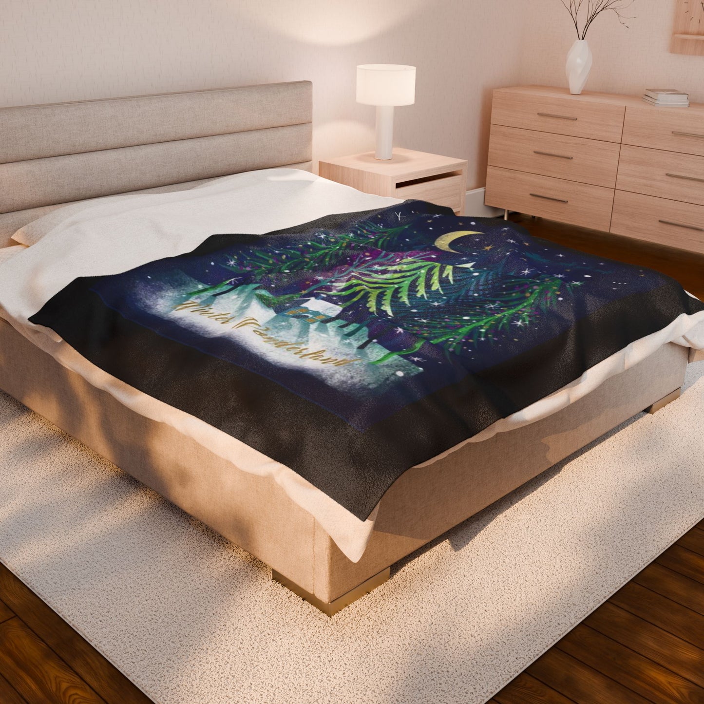 Plush Blanket - Christmas Magic Design