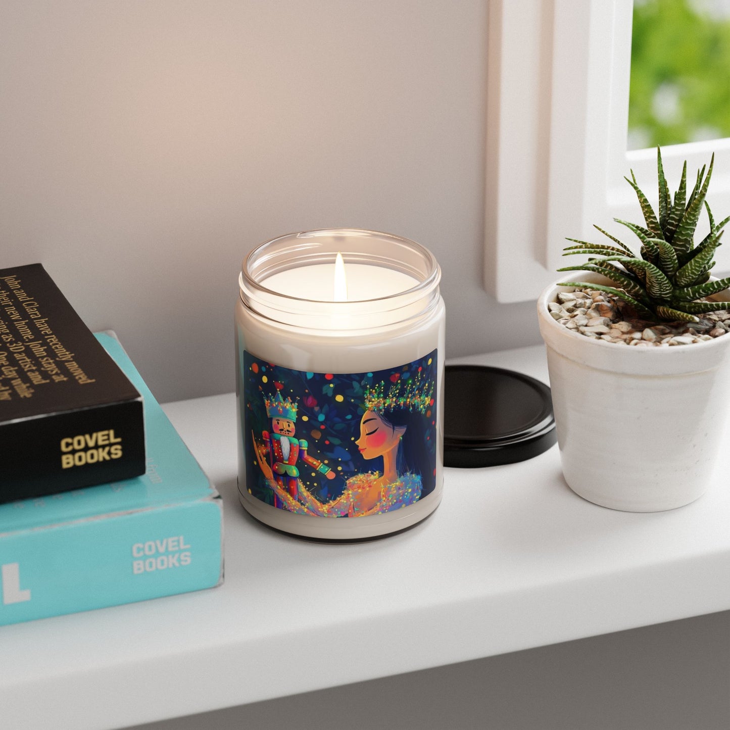 Christmas Soy Candle - Princess Home Decor, Gift for Her, Self-Care, Spiritual Candle