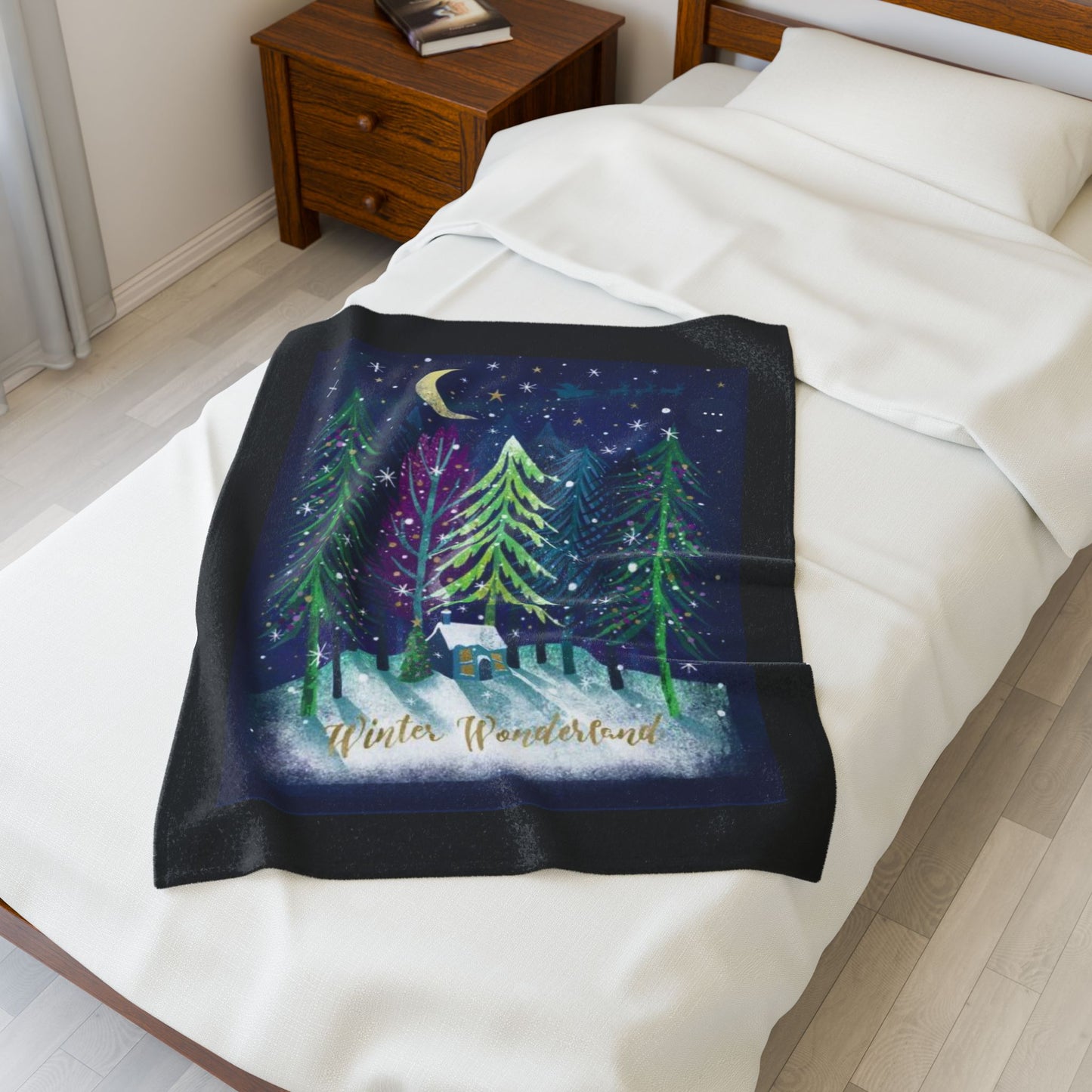 Plush Blanket - Christmas Magic Design