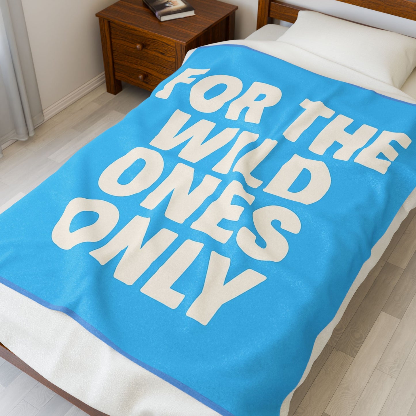 Wild Ones Plush Blanket - Cozy Throw for Kids, Soft Fleece Blanket, Perfect for Playrooms, Gifts for Dog Lovers, Bedroom Decor