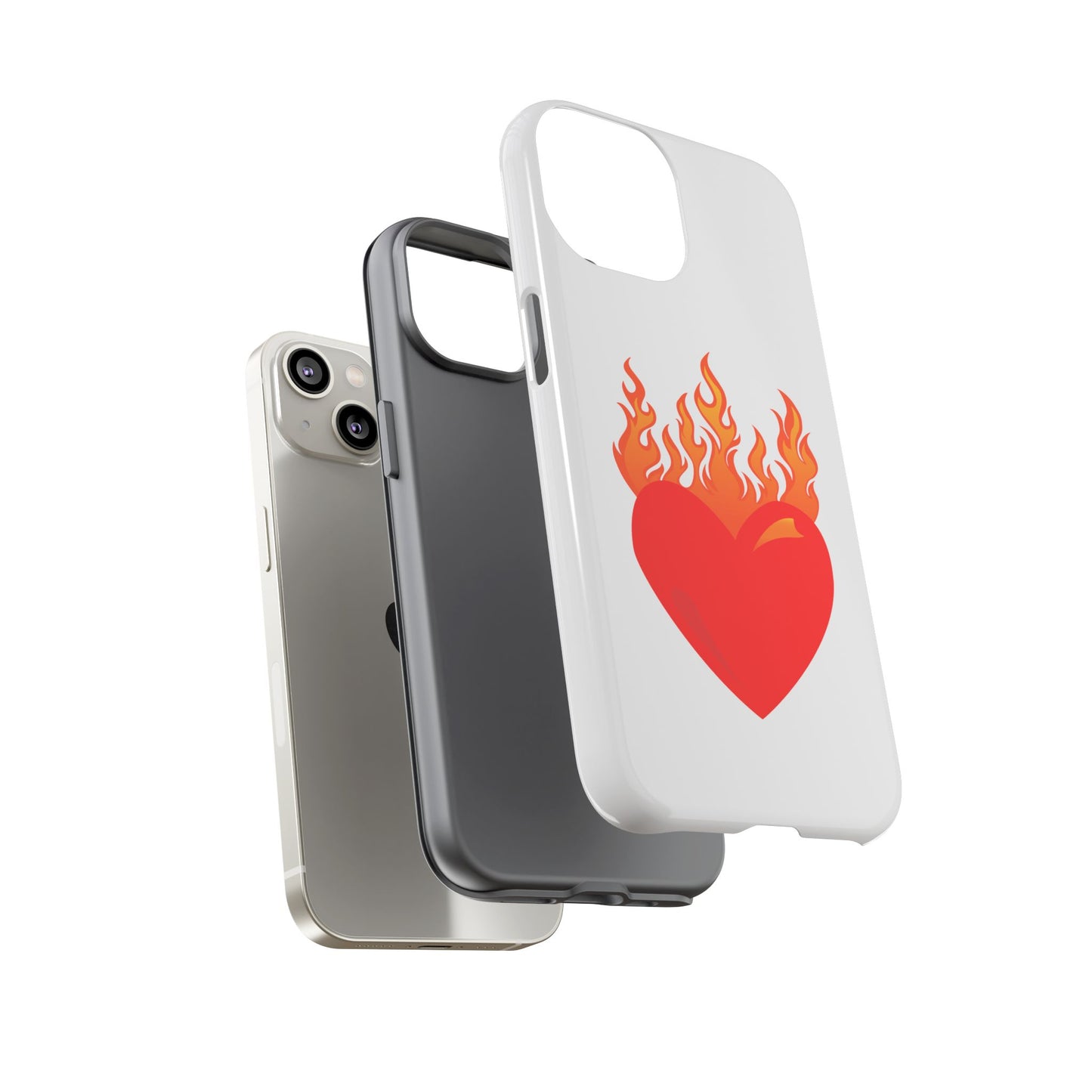 Burning Heart Tough Case