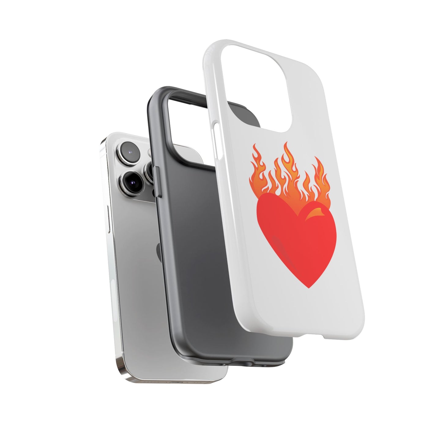 Burning Heart Tough Case