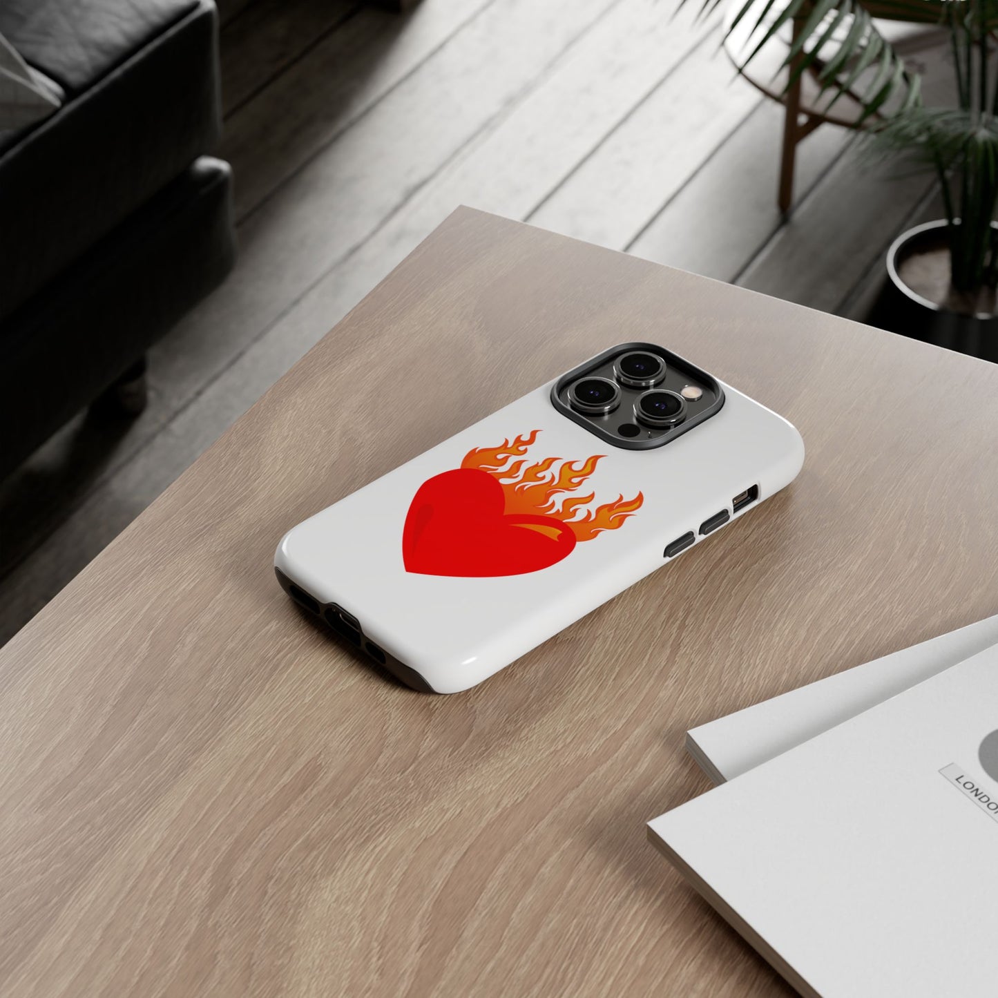 Burning Heart Tough Case