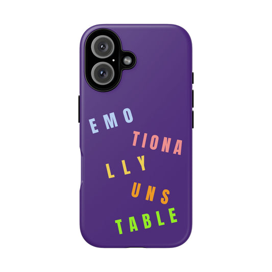 Emotionally Unstable - Protective Cover