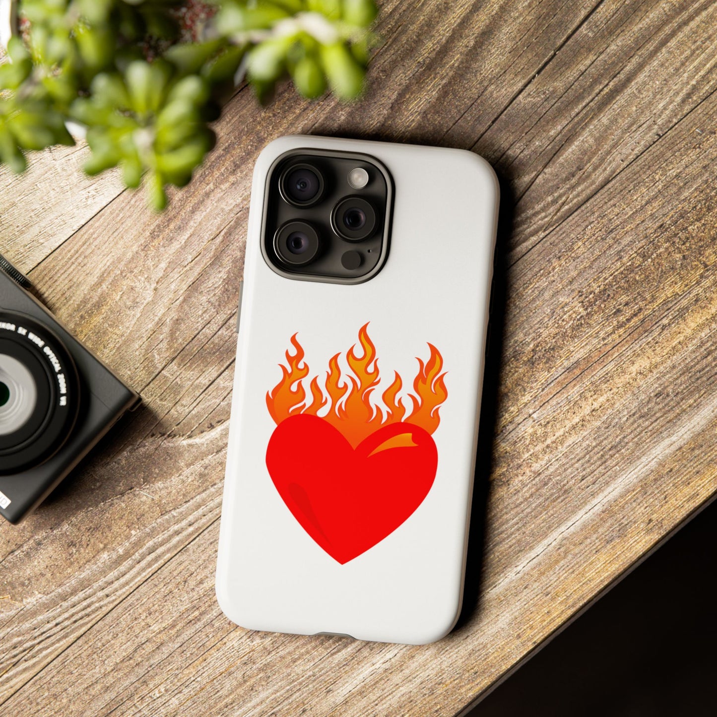 Burning Heart Tough Case
