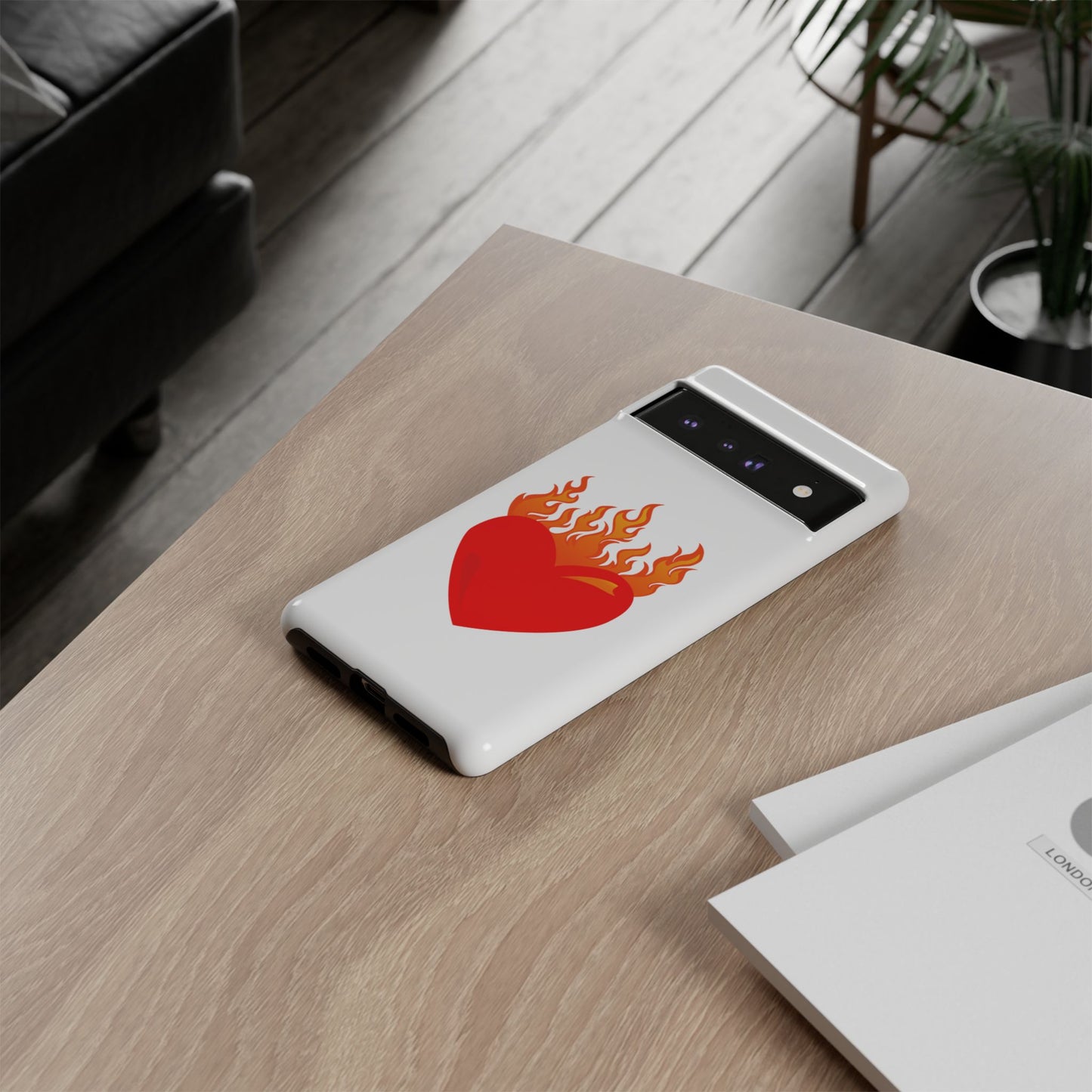 Burning Heart Tough Case