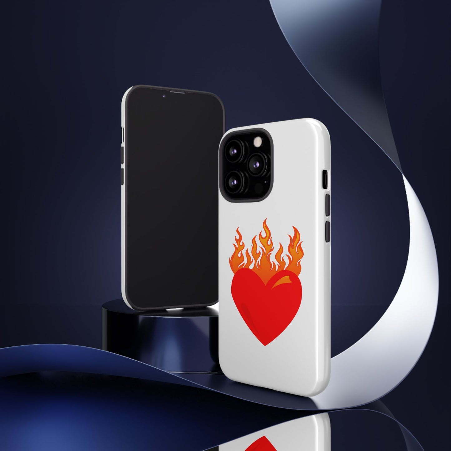 Burning Heart Tough Case