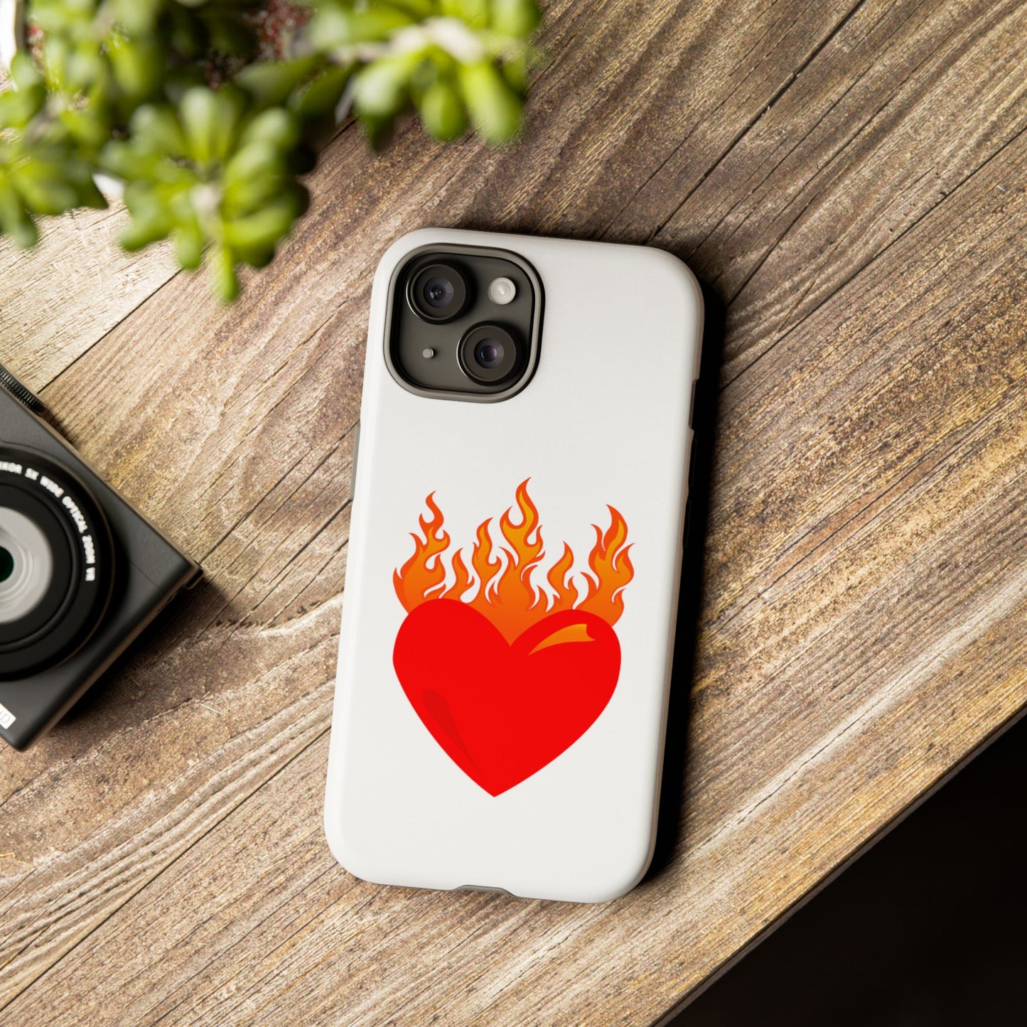 Burning Heart Tough Case