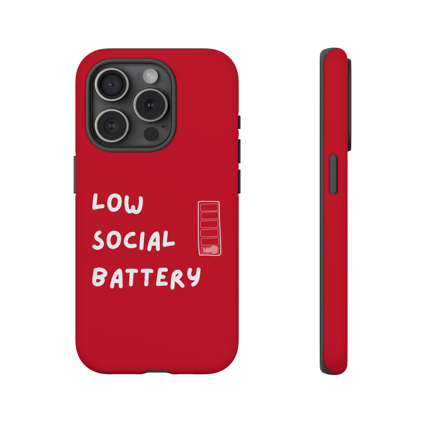 Low Social Battery Cover