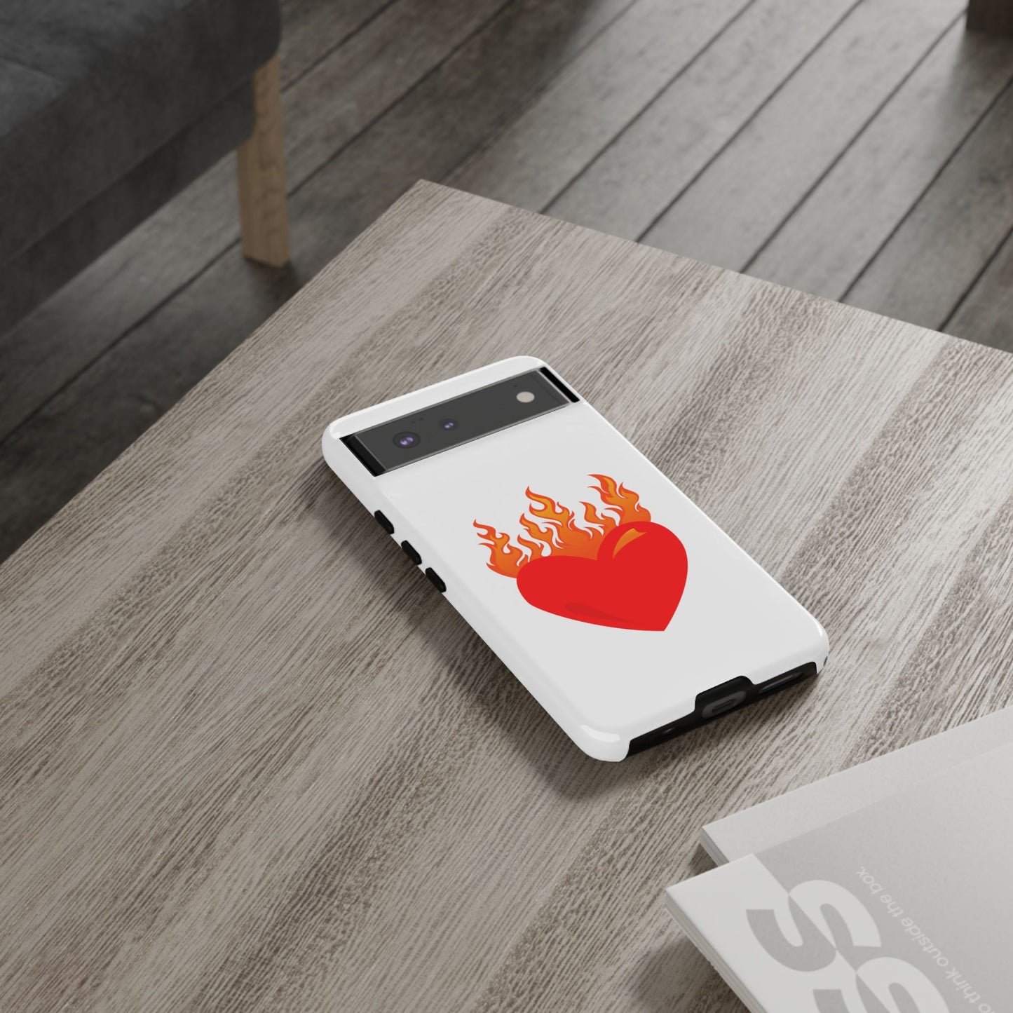 Burning Heart Tough Case