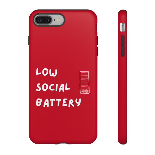 Low Social Battery Cover