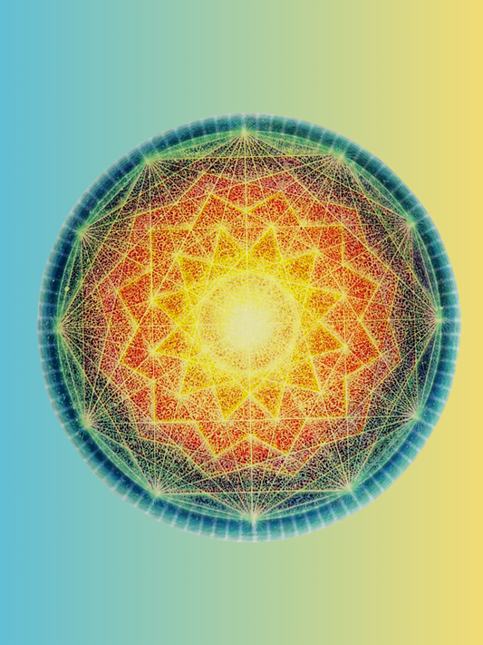 Colorful Mandala Indoor Wall Tapestry, Bohemian Home Decor, Yoga Room Wall Hanging, Meditation Space Decor, Vibrant Art Piece