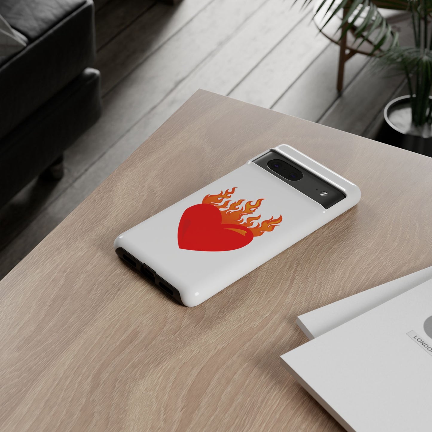 Burning Heart Tough Case