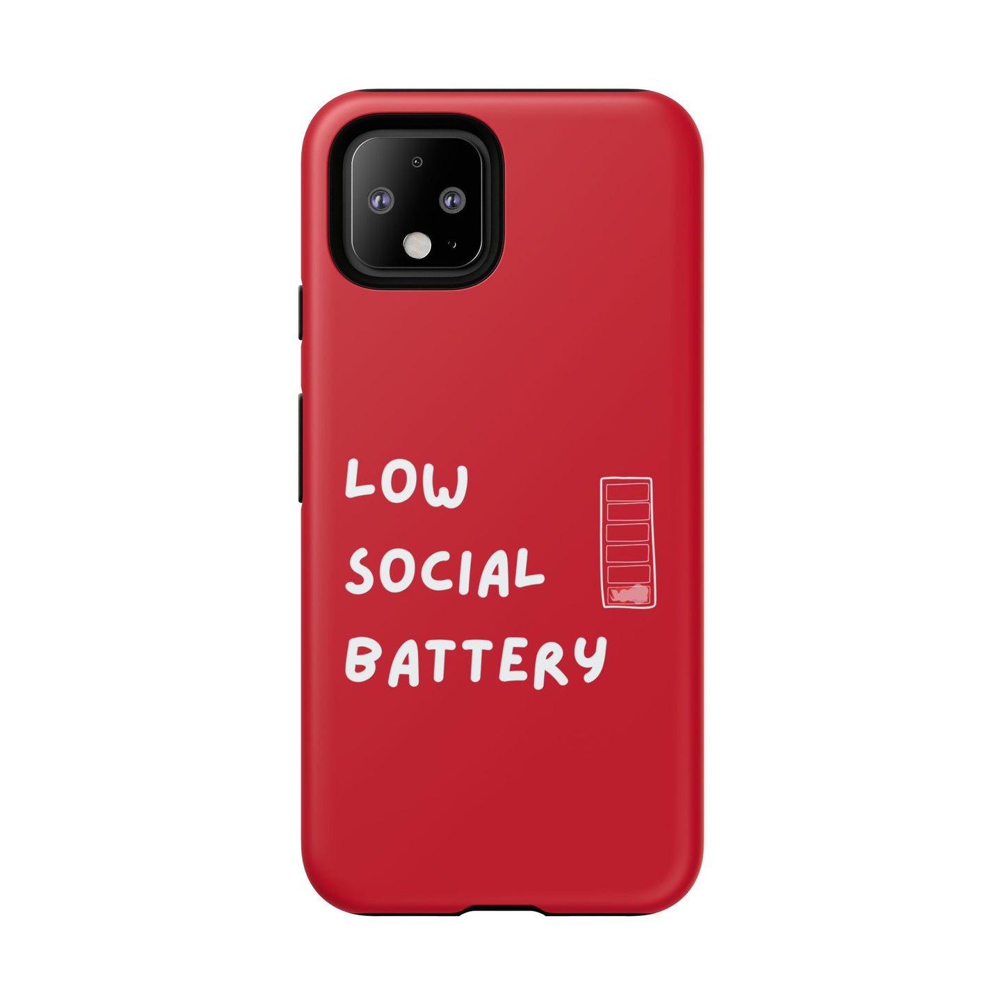 Low Social Battery Cover