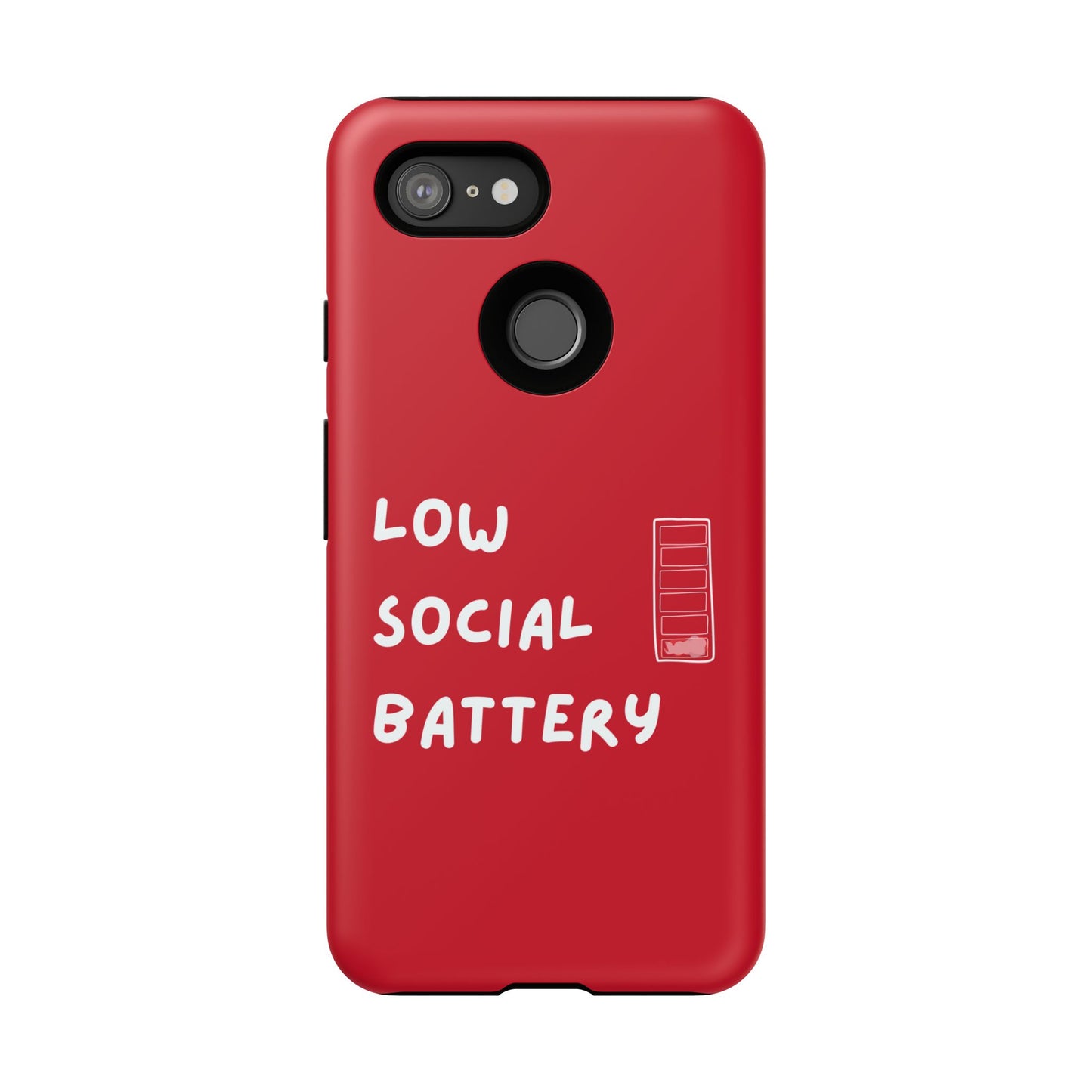 Low Social Battery Cover