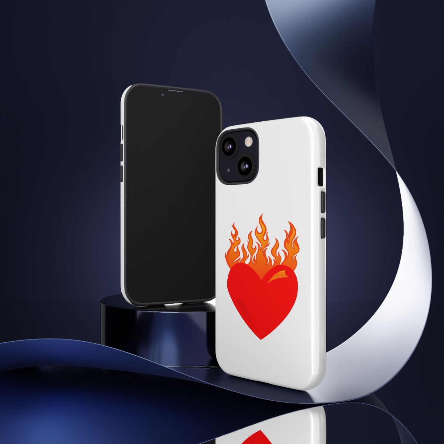 Burning Heart Tough Case