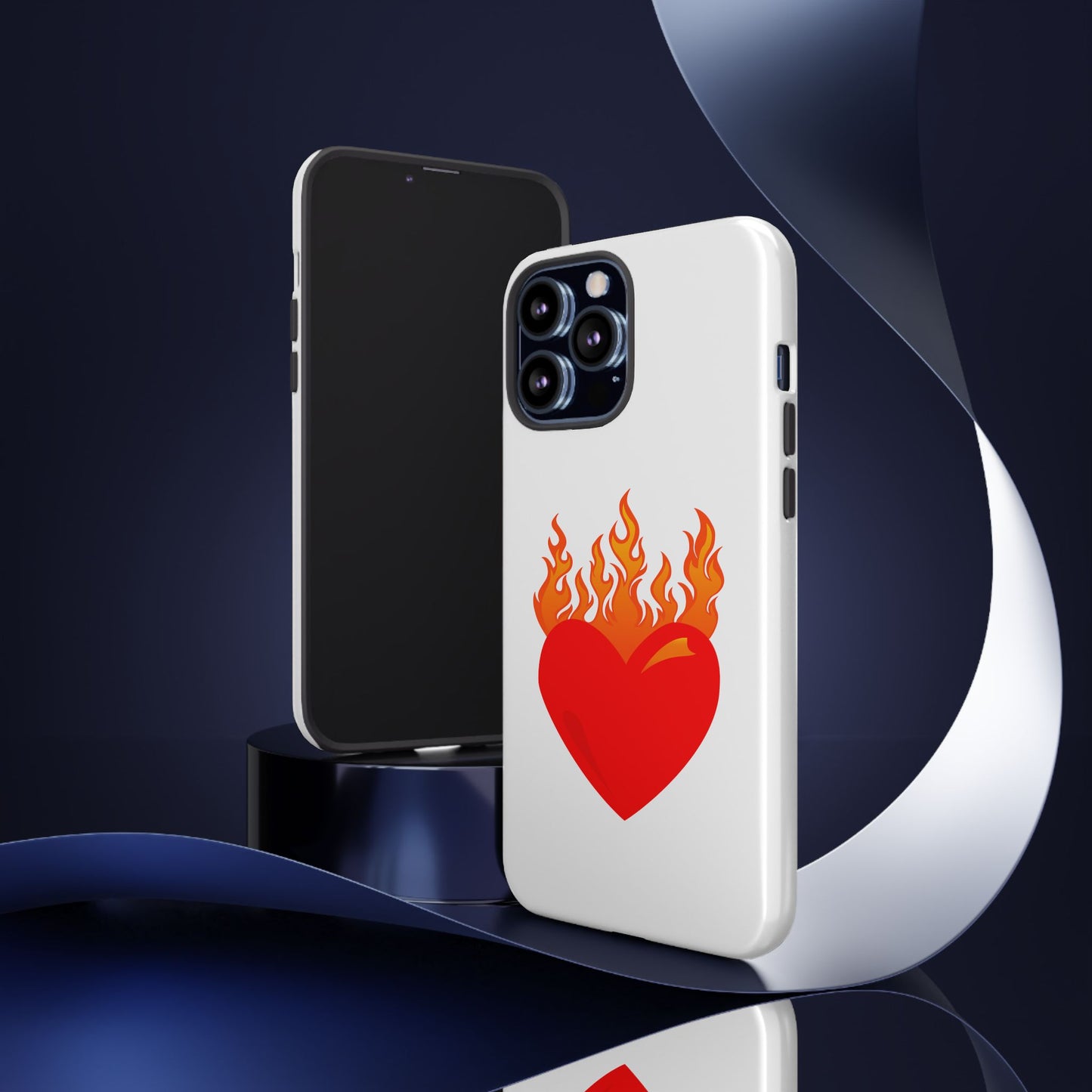 Burning Heart Tough Case