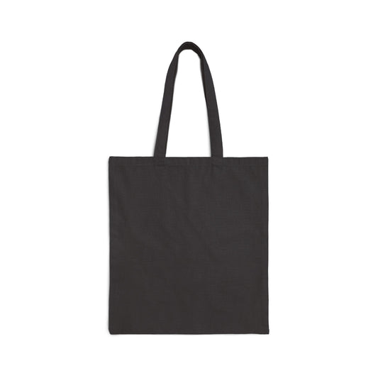 Glamorous Cotton Canvas Tote Bag - Too Glam for the Naughty List, Reusable Bag, Holiday Gift, Fashion Accessories, Chic Tote