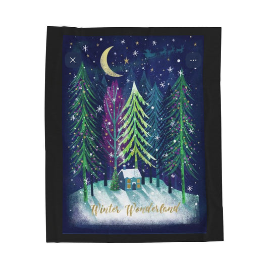Plush Blanket - Christmas Magic Design